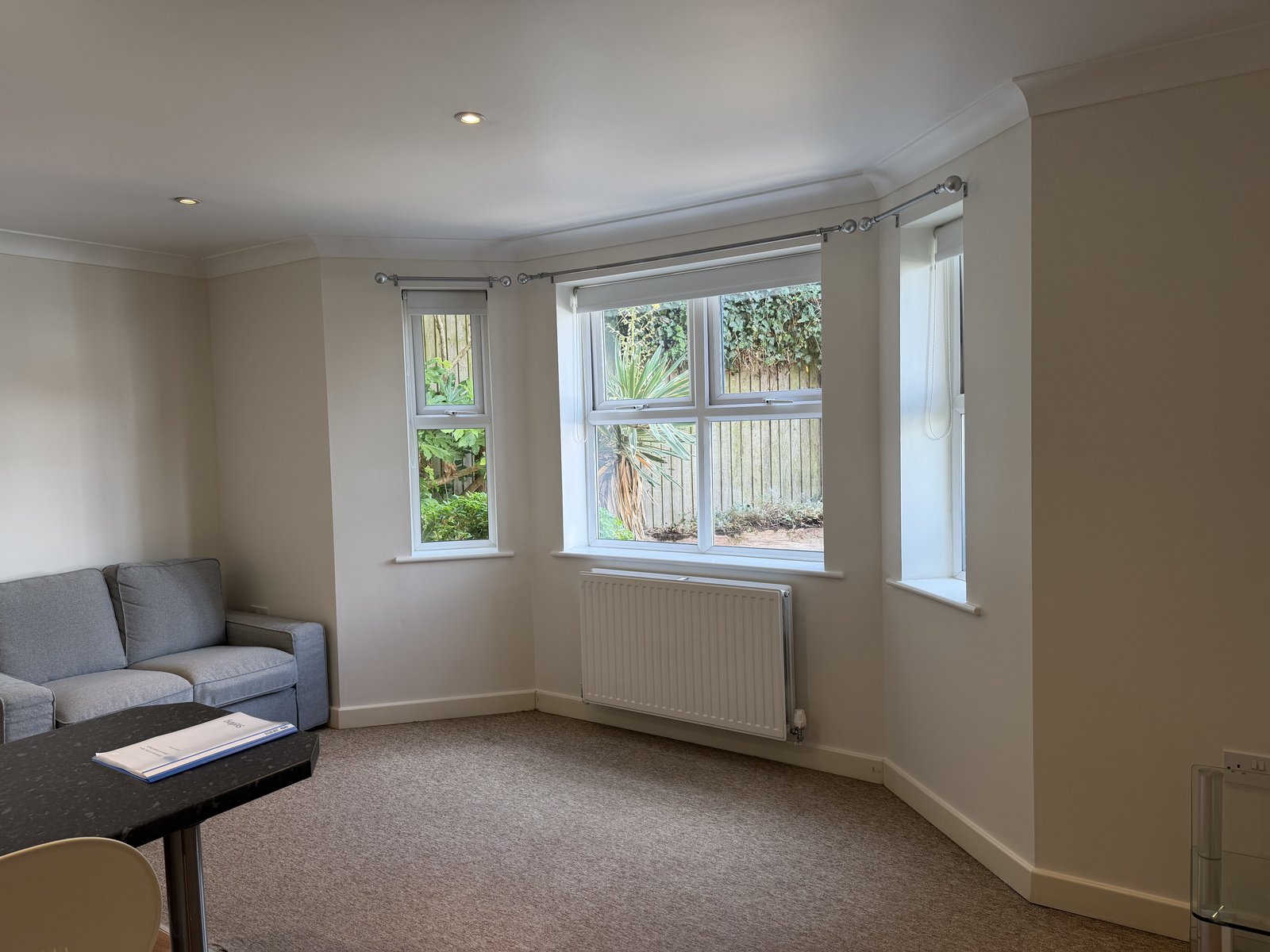 Lounge bay window, Flat 1 Conel Court