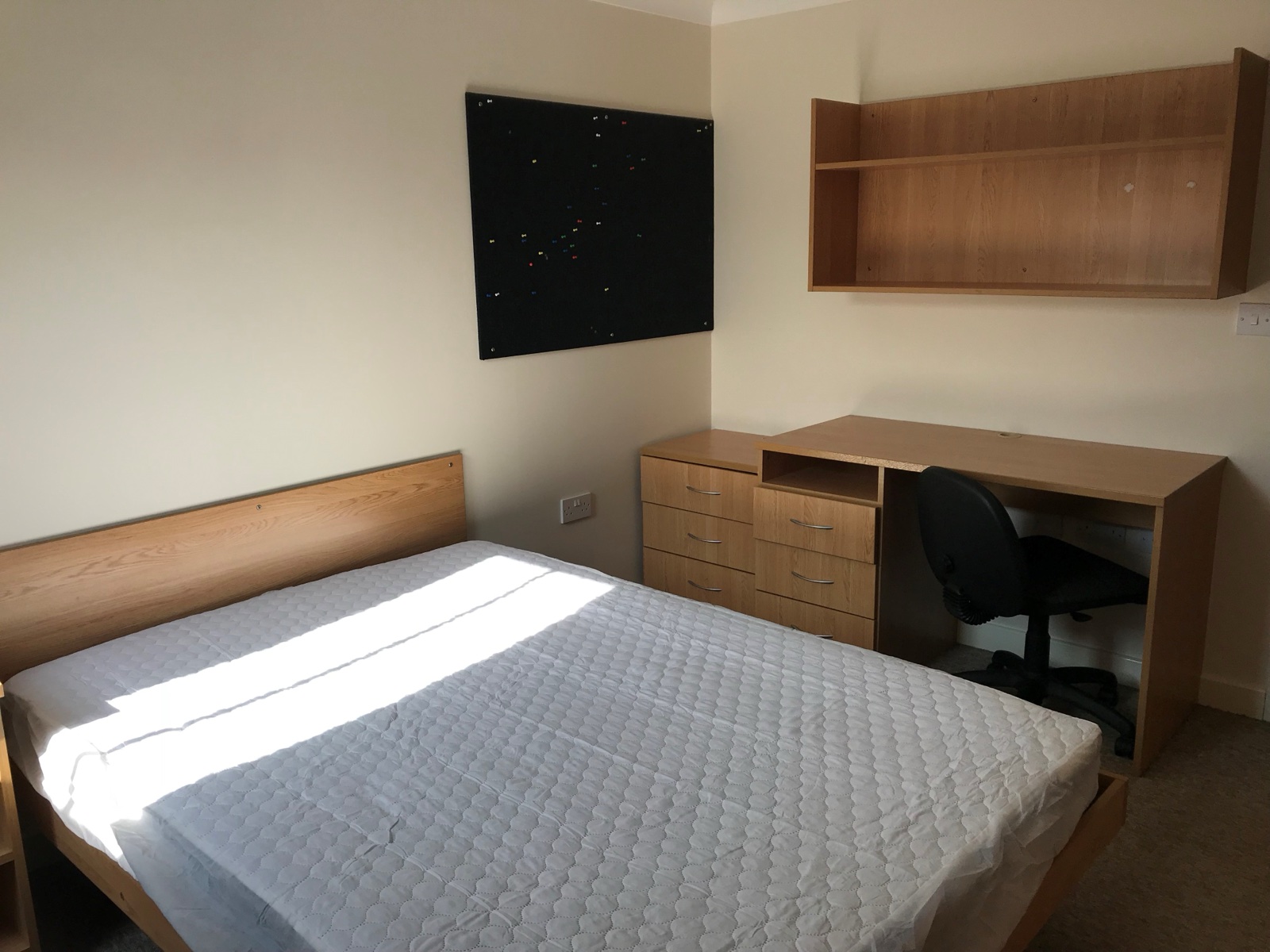 Bedroom desk, Flat 10 Conel Court