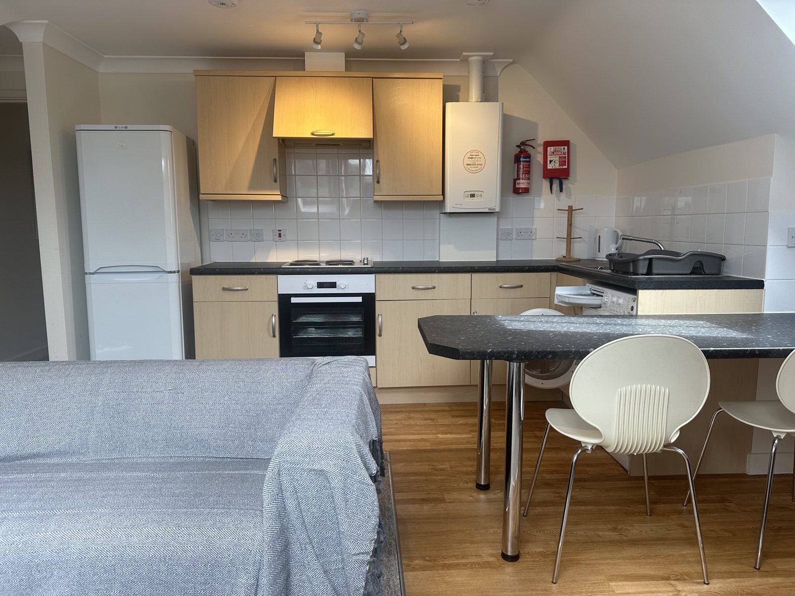 Kitchen and dining area, Flat 10 Conel Court