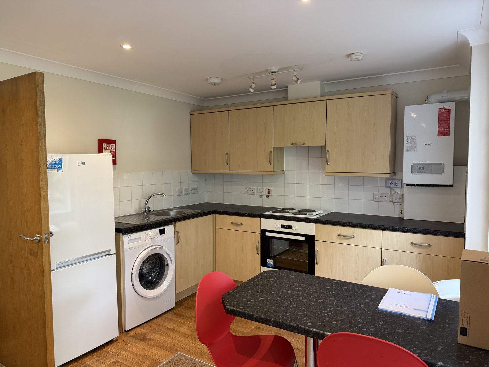 Kitchen and dining, Flat 4 Conel Court