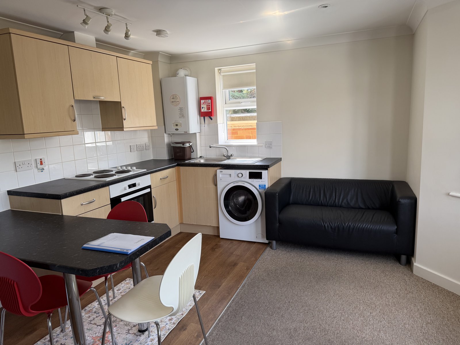 Kitchen and dining, Flat 5 Conel Court