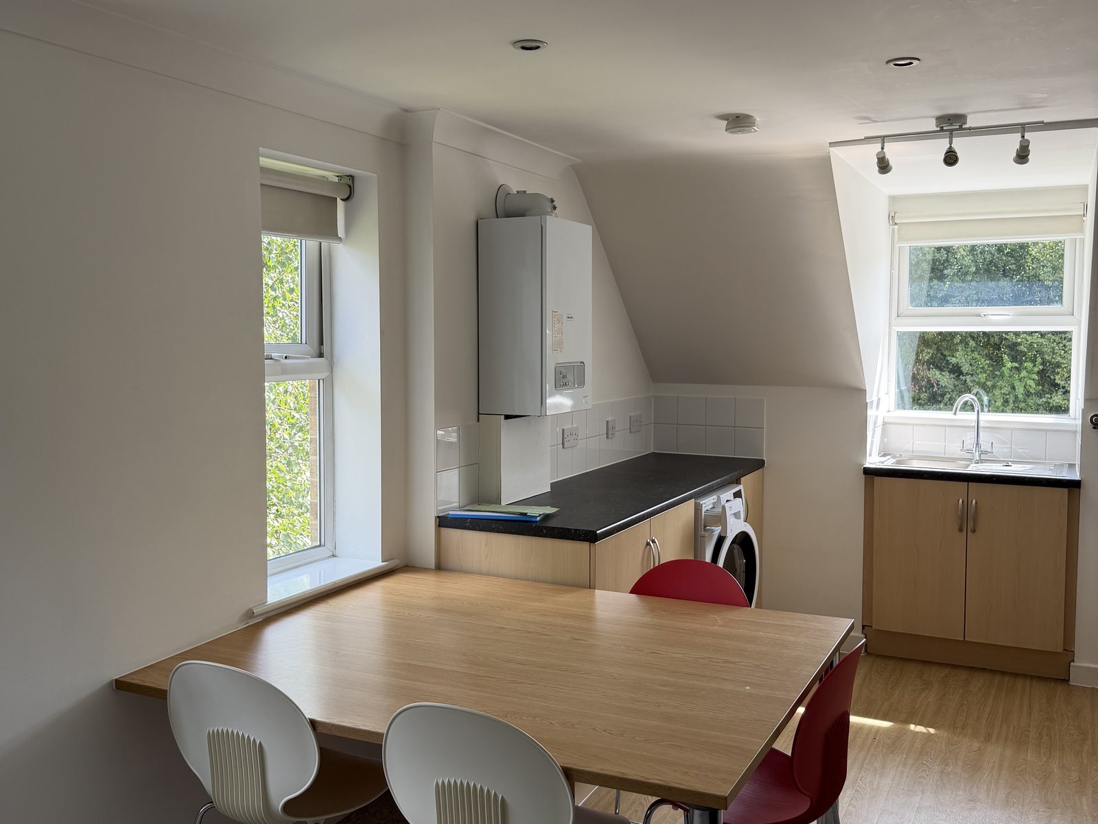 Kitchen and dining, Flat 8 Conel Court