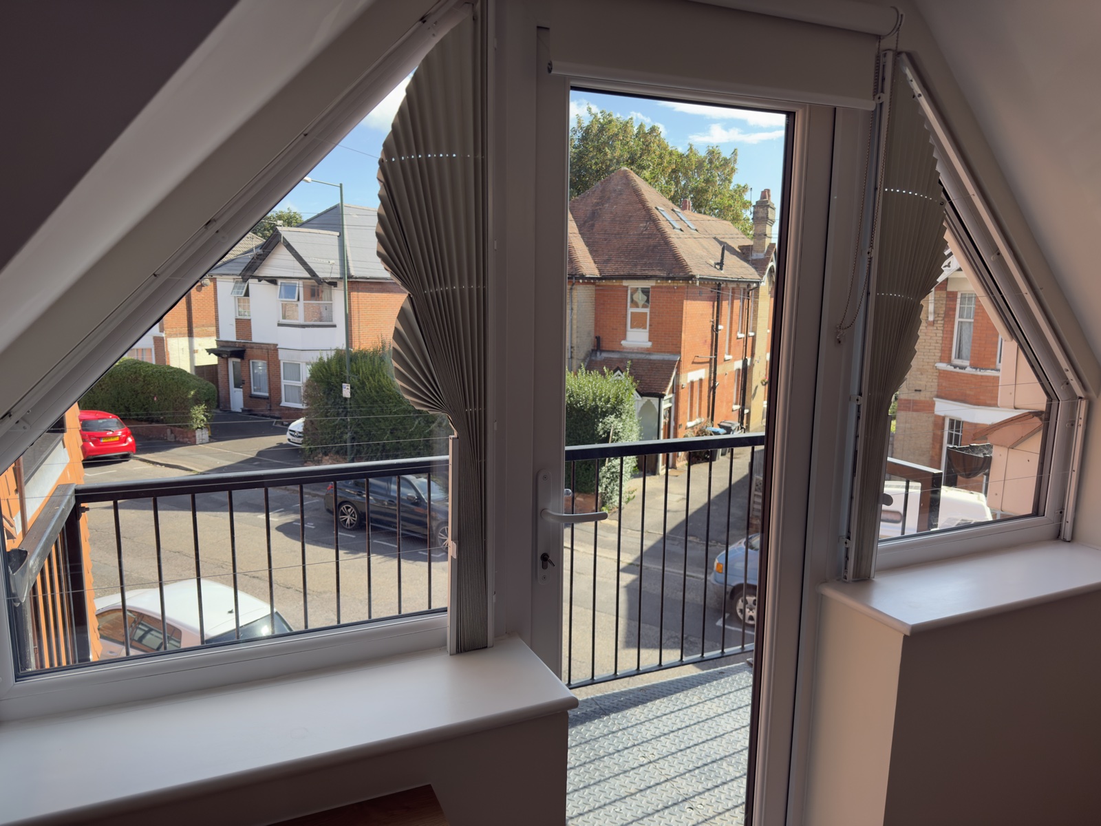 View from the Juliet balcony, Flat 5 Richmond Court
