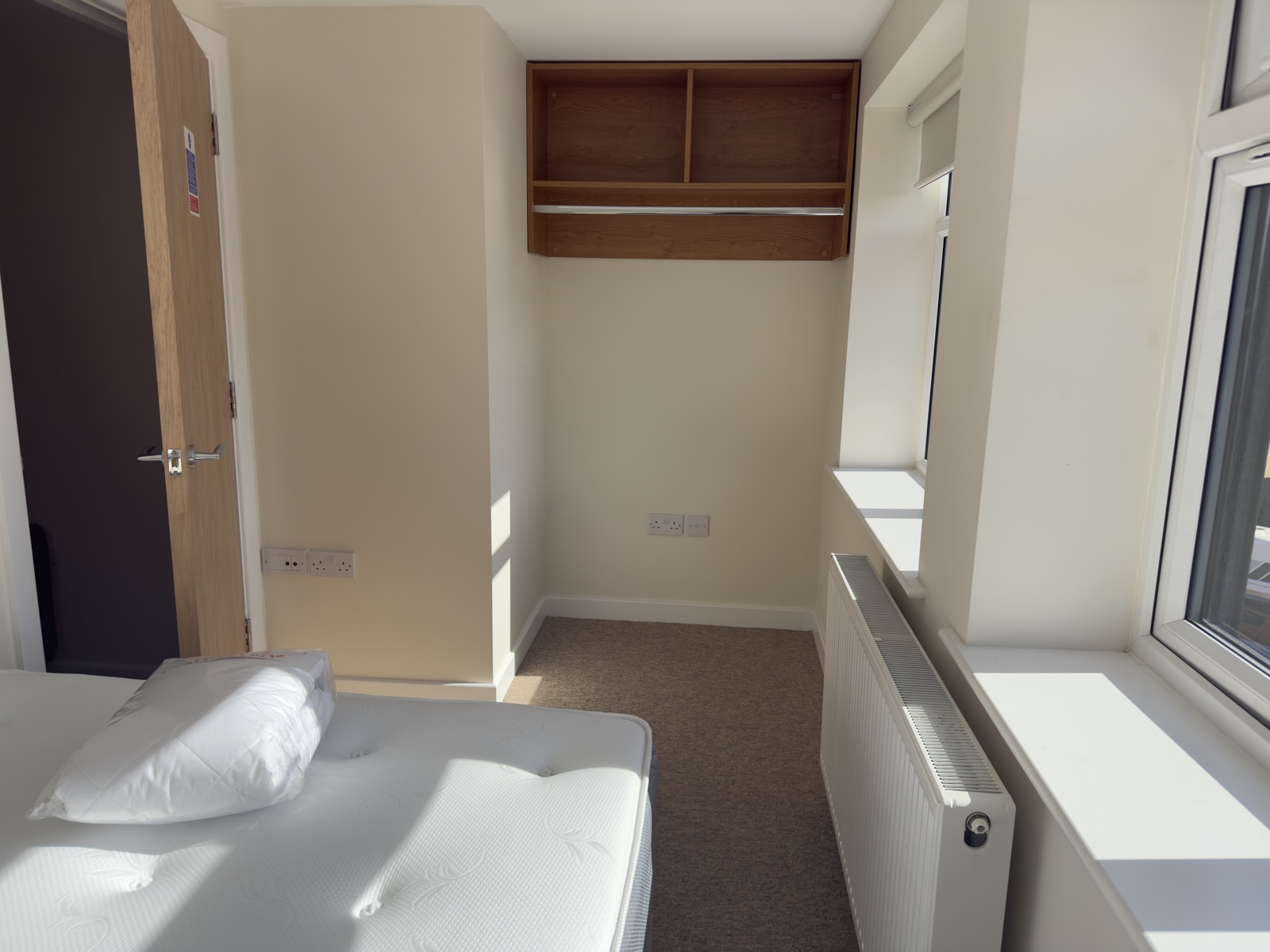 Bedroom two wardrobe area, Flat 5 Richmond Court