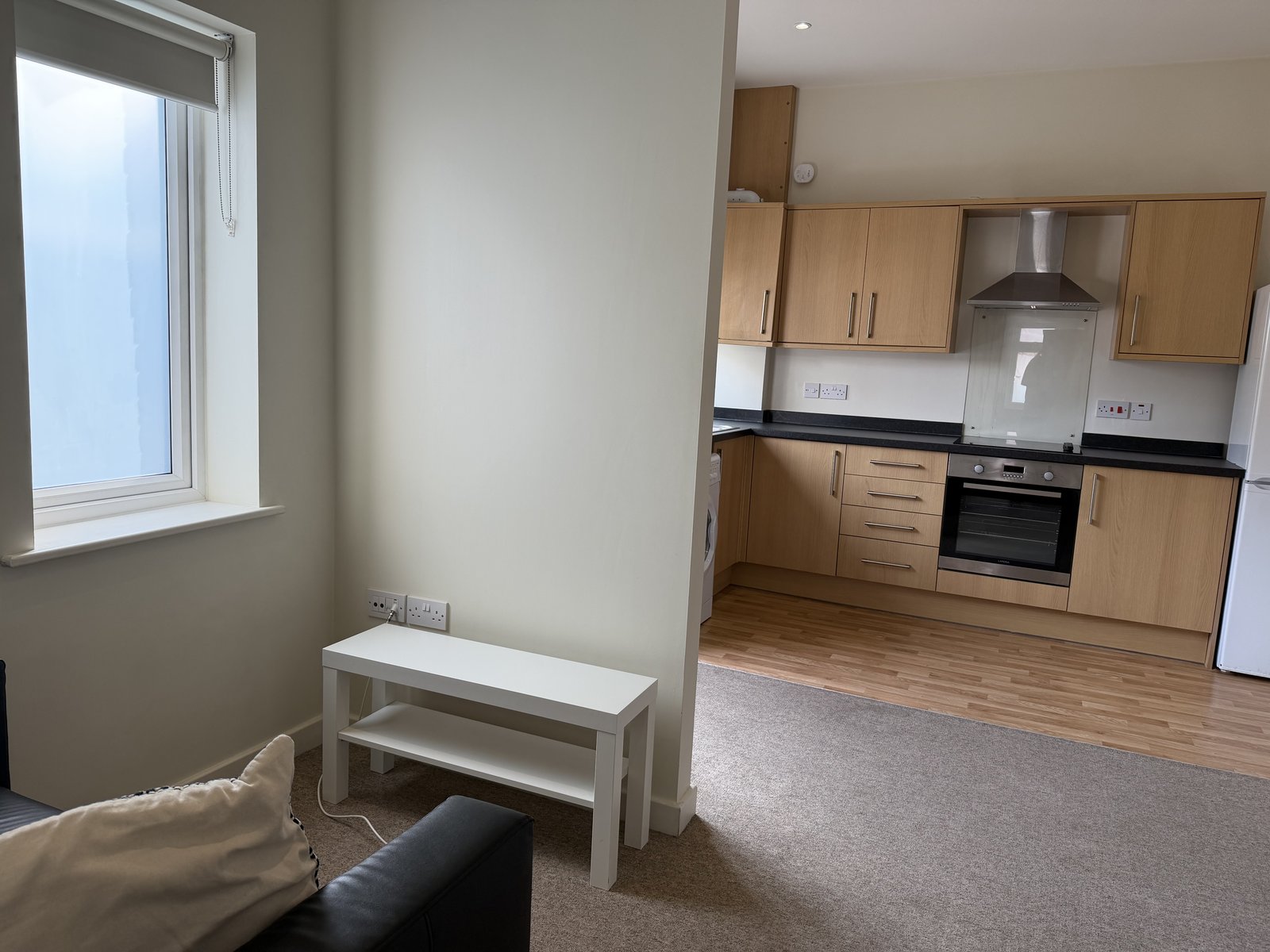 Open-plan living and kitchen, Flat 9 Richmond Court